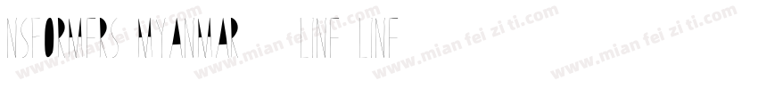 nsformers Myanmar ( Line Line ) Reg字体转换